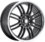 chrome rims, custom rims F-16 163 Gun metal